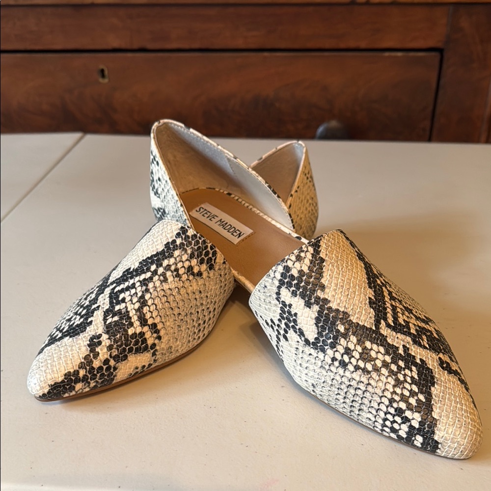 Steve Madden Snake Print Flats - image 1